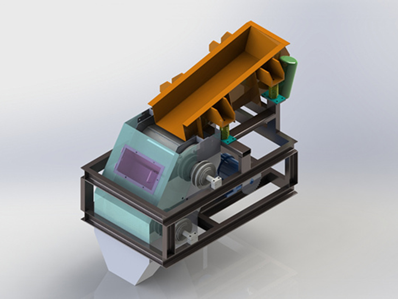 Máquina de separación magnética de alta temperatura